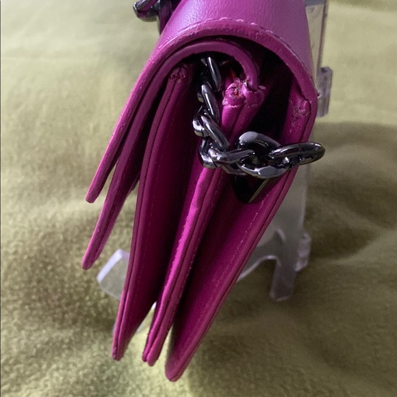 Schutz Pink Leather Shoulder Bag - Picture 5 of 13